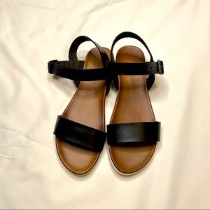 Rock & Candy strap sandals, black